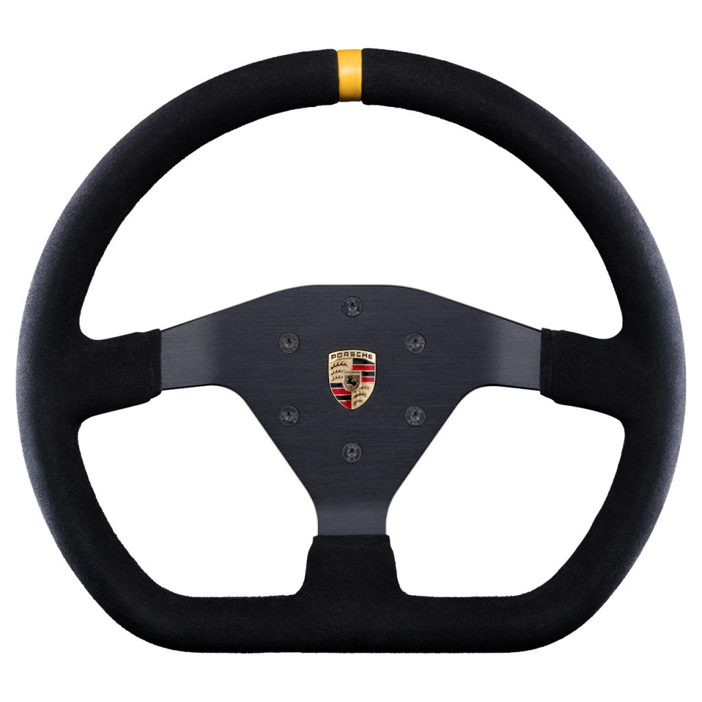 Podium Steering Wheel Porsche GT3 R Suede photo